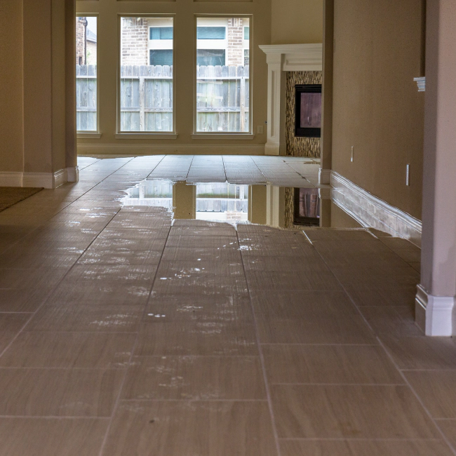 hallway with water canton ga